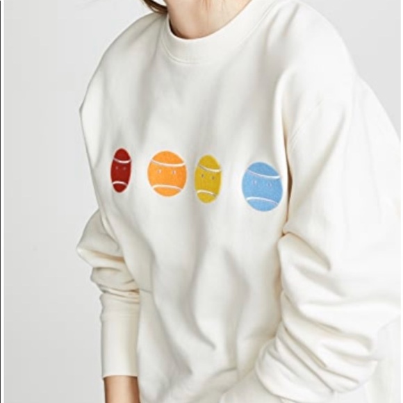 Tory Burch Tops - Tory Sport Rainbow Little Grumps Sweatshirt NWOT size small rare find